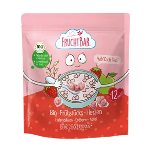 Cereálie srdíčka s jahodami a jablkem BIO 5 x 125 g