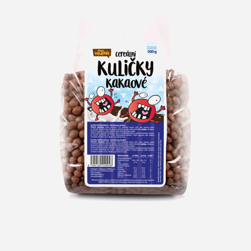 Cereálne guličky kakaové