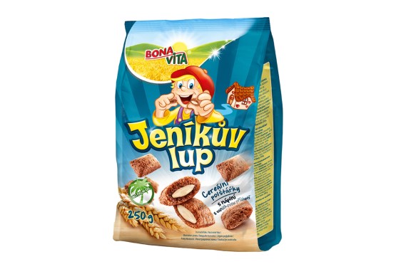 Cereálne vankúšiky s náplňou Jeníkov lup vanilkový