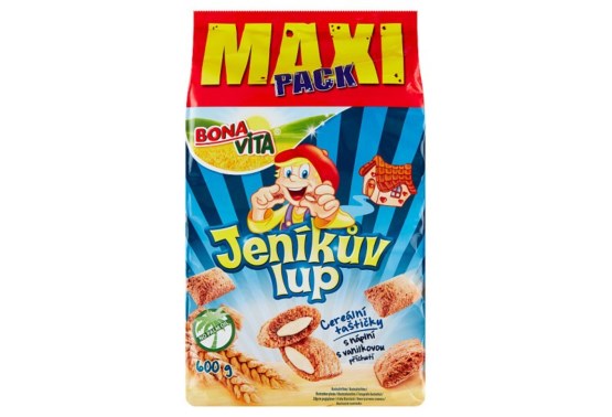 Cereálne vankúšiky s náplňou Jenikov lup vanilkový