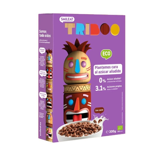 Cereální kakaové kroužky bez přidaného cukru BIO 300g