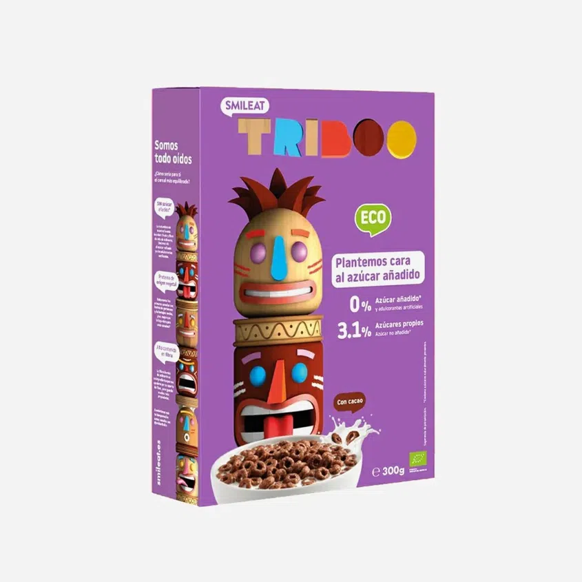 Cereální kakaové kroužky bez přidaného cukru BIO