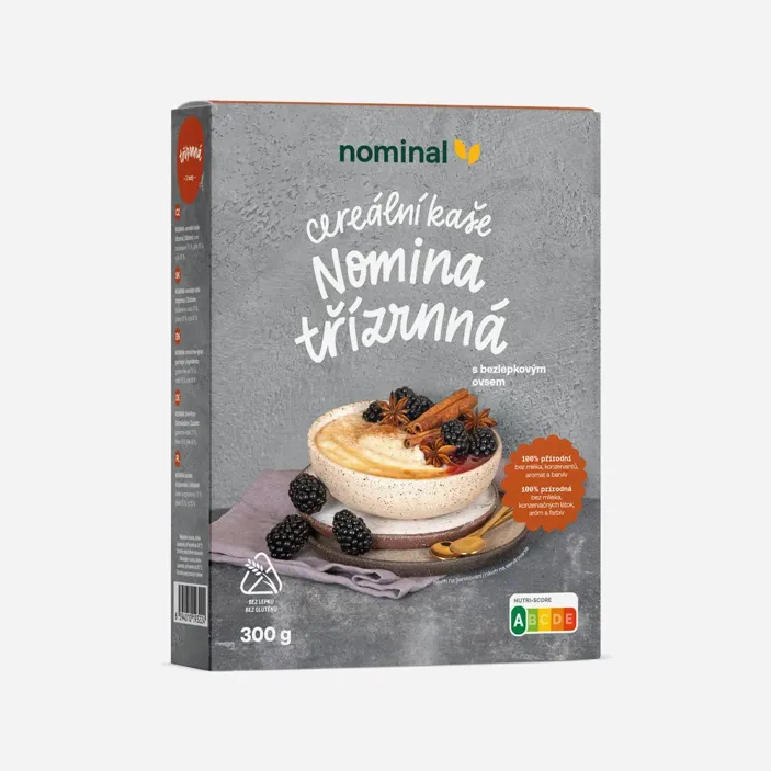 Cereální kaše Nomina třízrnná