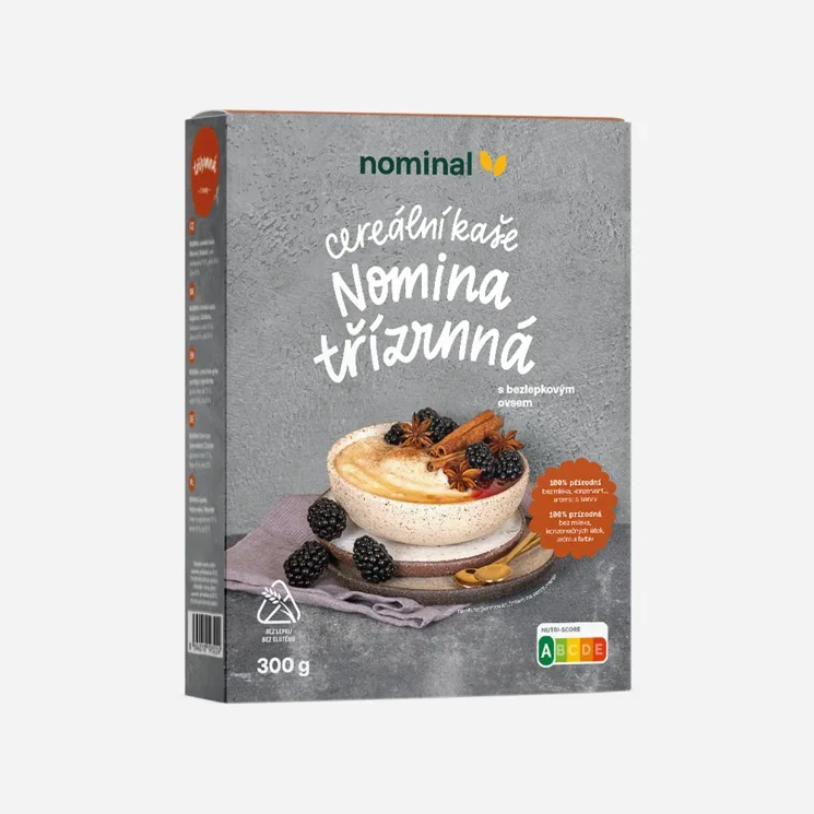 Cereální kaše Nomina třízrnná