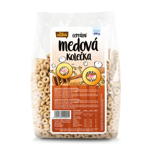 Cereální kolečka s medem