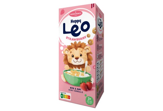 Cereální kroužky s jahodami  Happy Leo