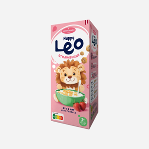 Cereální kroužky s jahodami  Happy Leo