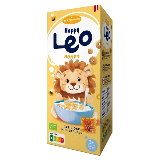 Cereální kroužky s medem  Happy Leo BIO