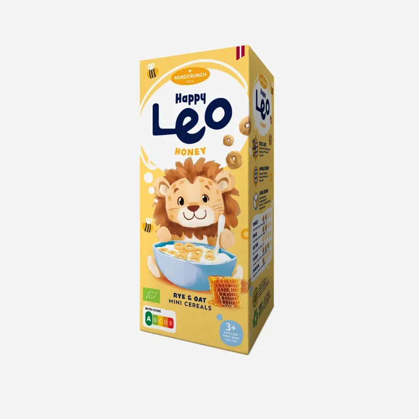 Cereální kroužky s medem  Happy Leo BIO