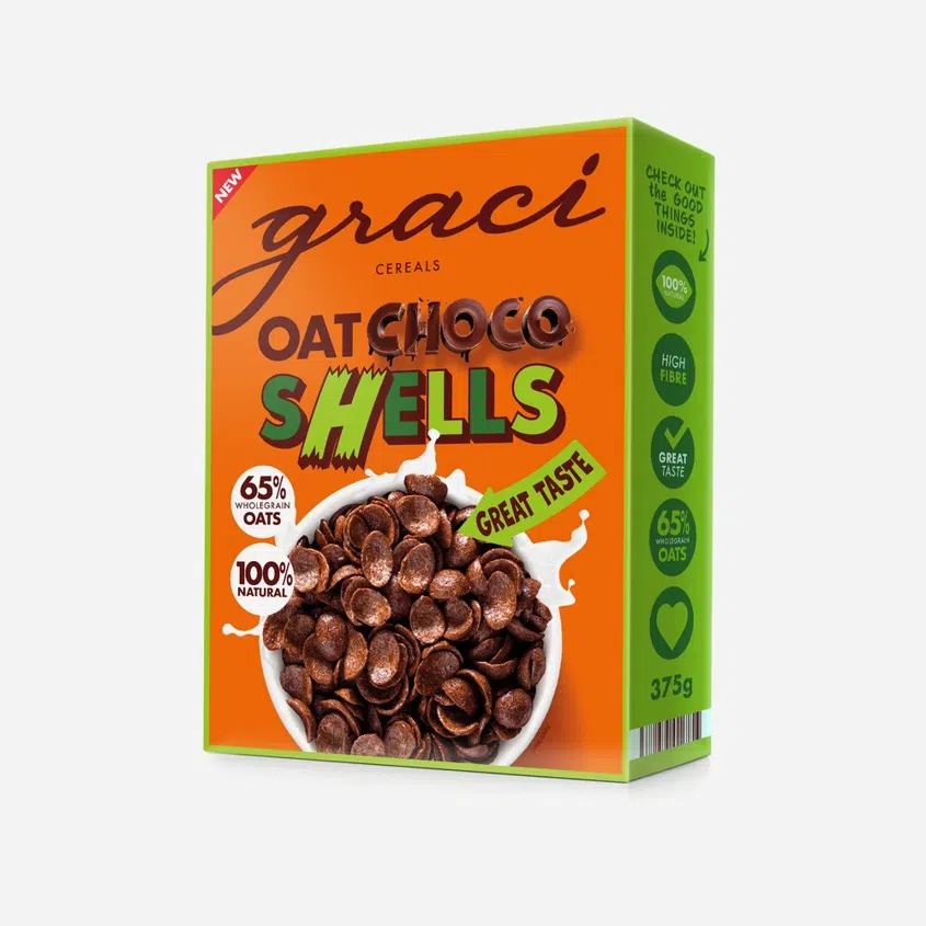 Cereální mušličky s kakaem