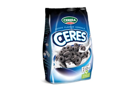 Ceres cereální kakaové kroužky v sáčku