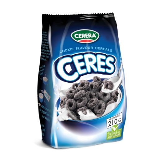 Ceres cereální kakaové kroužky v sáčku
