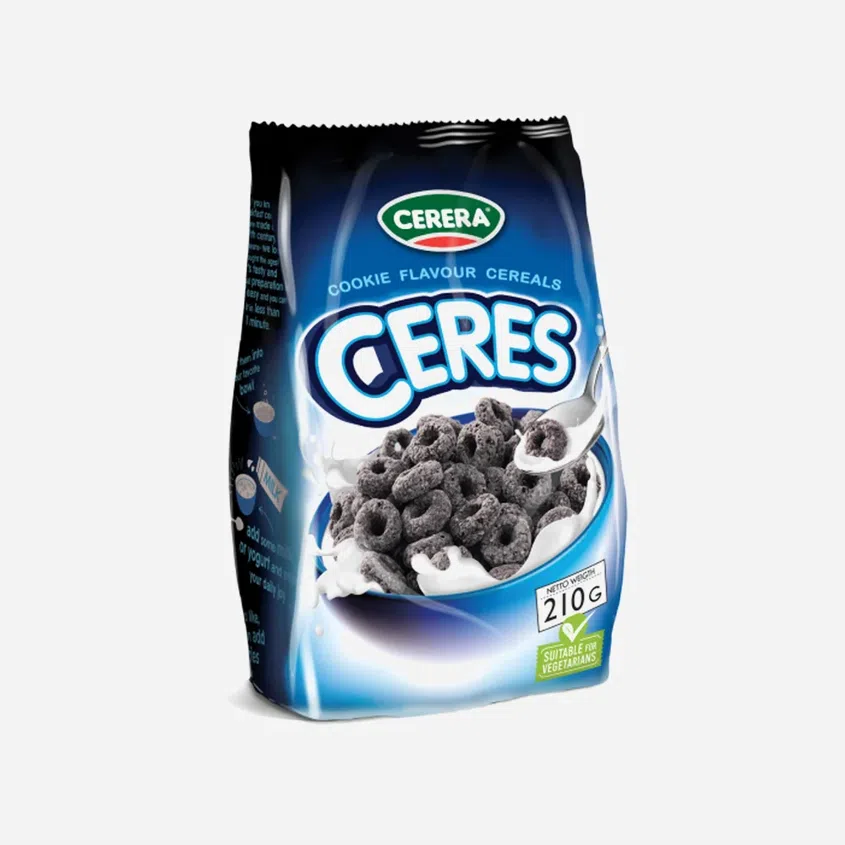 Ceres cereální kakaové kroužky v sáčku