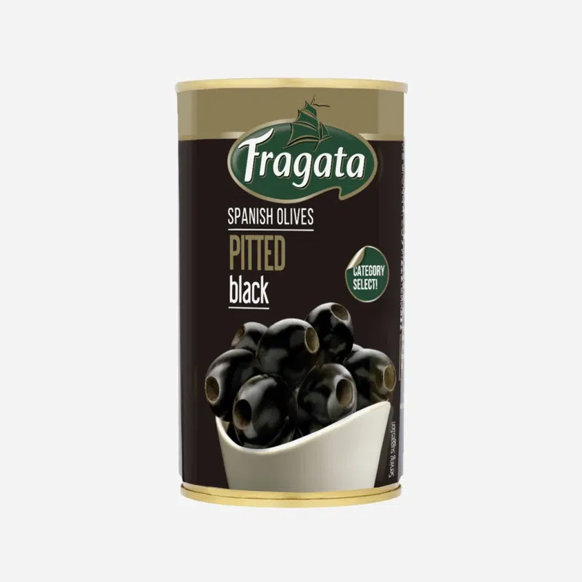 Černé olivy bez pecky