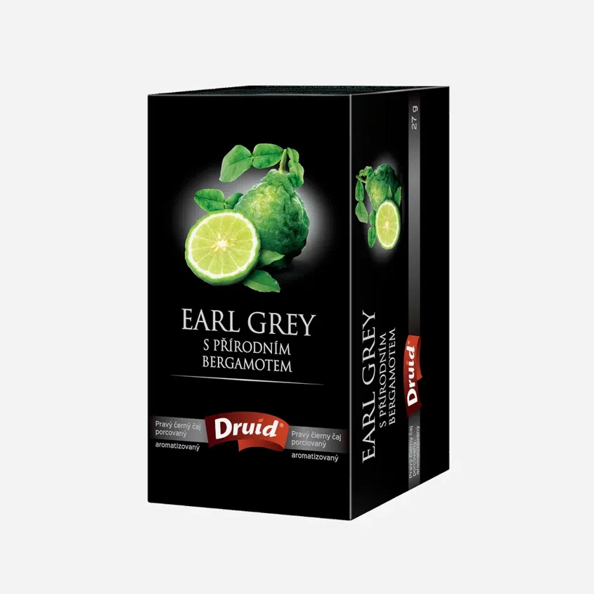 Černý ochucený čaj Earl Grey s přírodním bergamotem