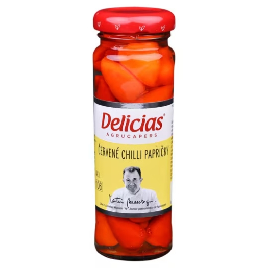 Červené chilli papričky