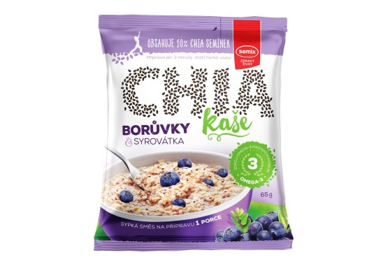 Chia Kaša čučoriedky a srvátka