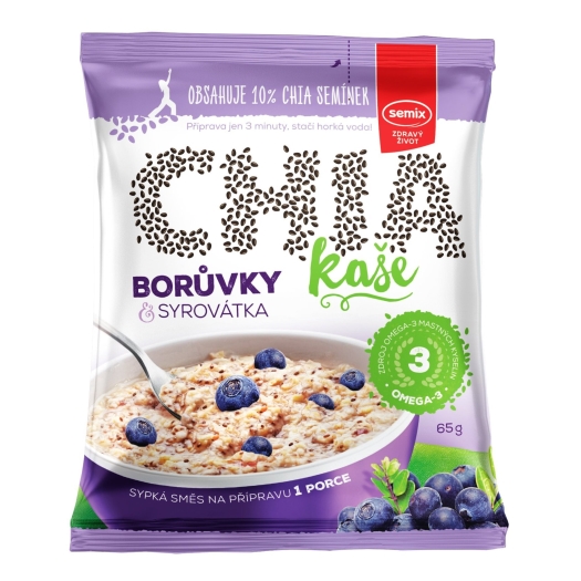 CHIA KAŠE borůvky a syrovátka