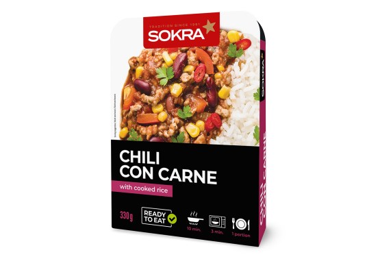 Chili con carne s vařenou rýží