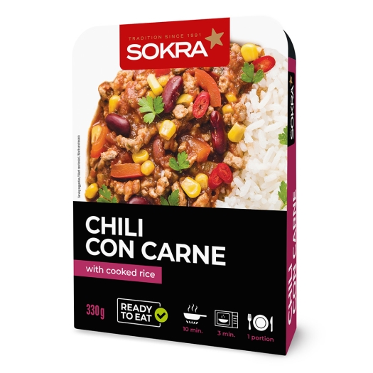 Chili con carne s vařenou rýží