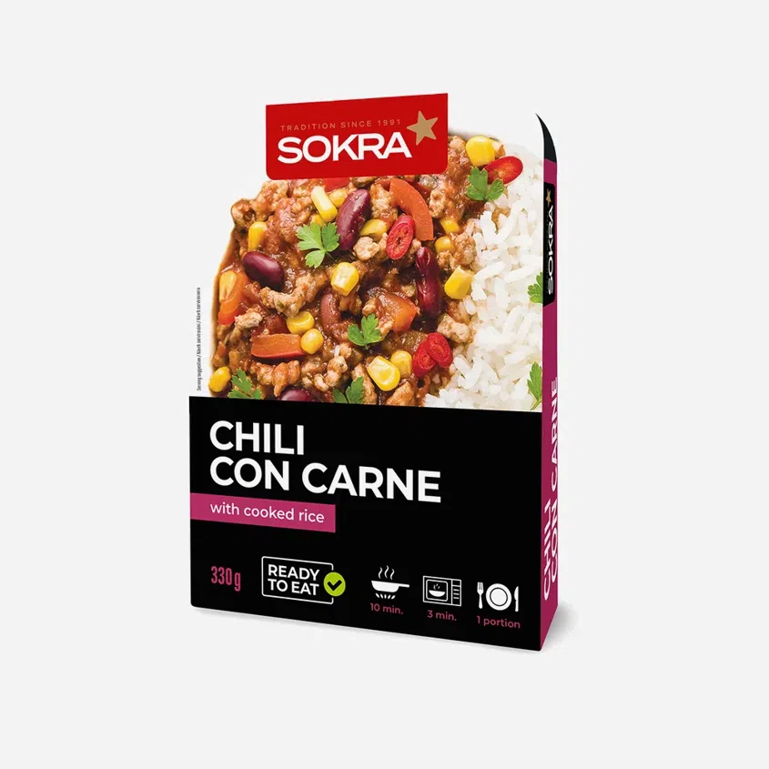 Chili con carne s vařenou rýží