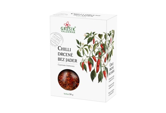 Chilli drvené bez jadier