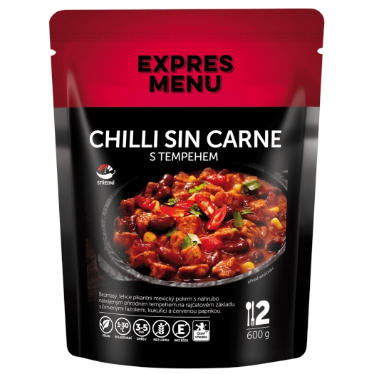 Chilli sin carne s tempehem