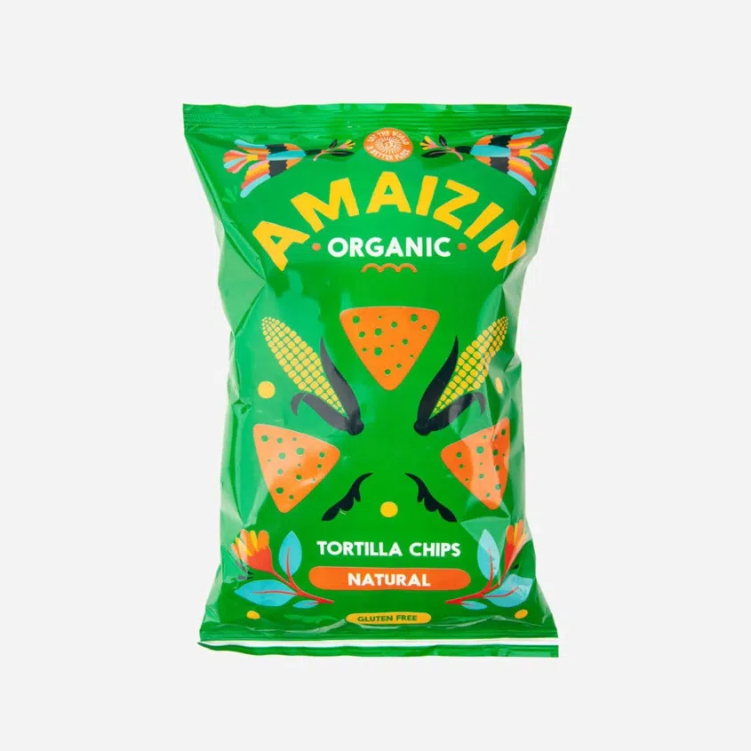Chipsy kukuřičné natural BIO