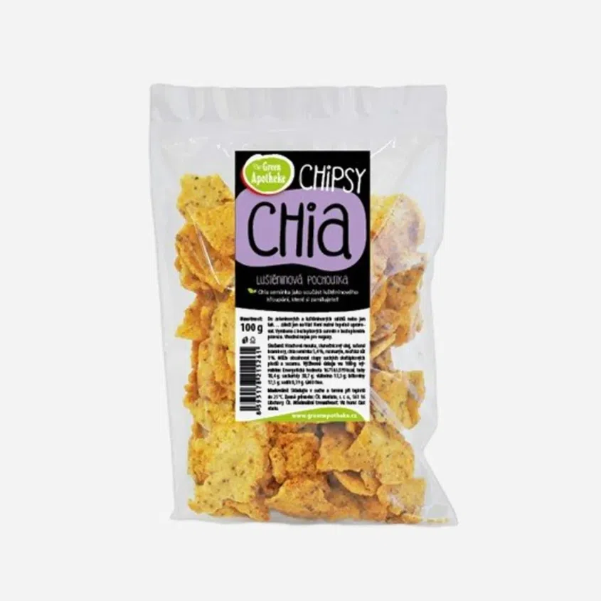 Chipsy s chia a rozmarýnem