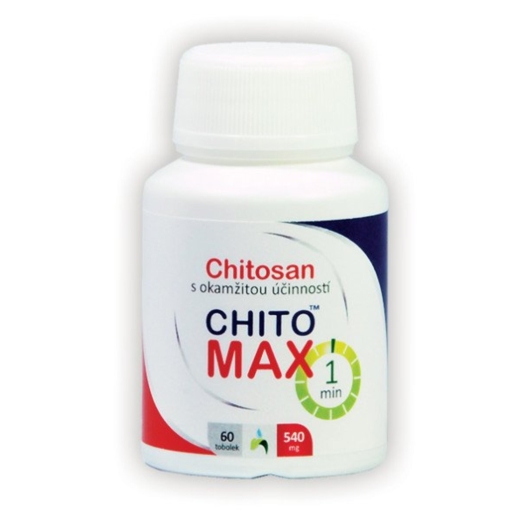 Chitosan s okamžitým účinkom - Chitomax 60 kapslí