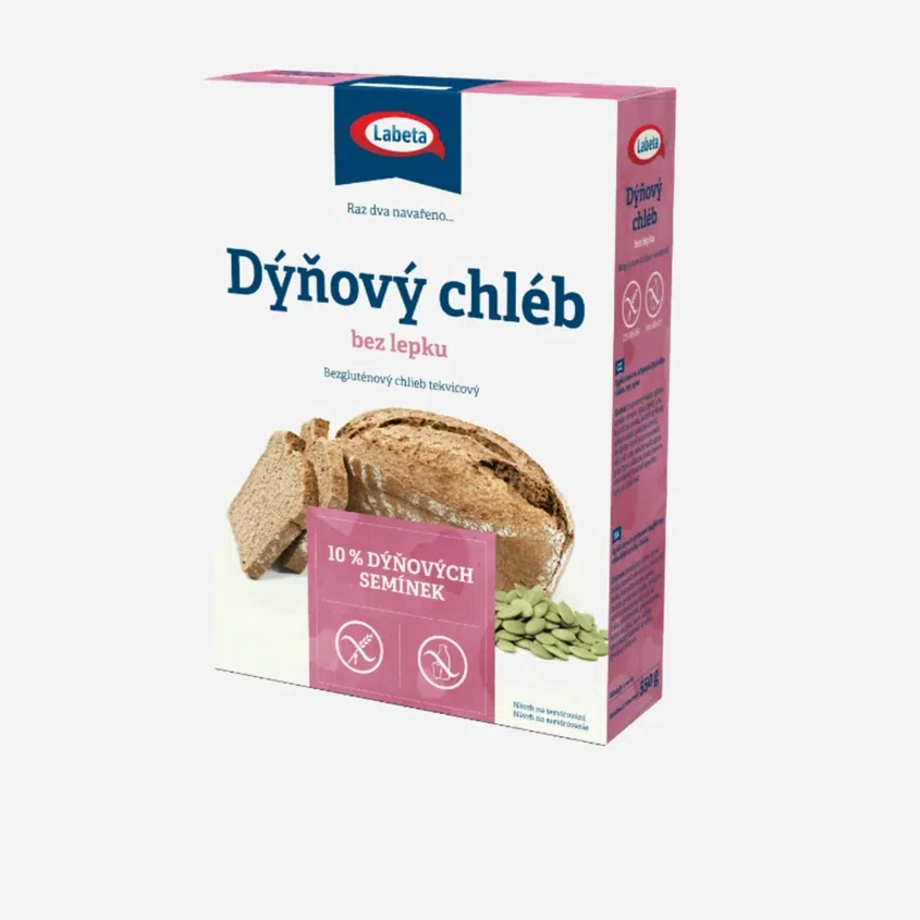 Chléb dýňový bez lepku - směs