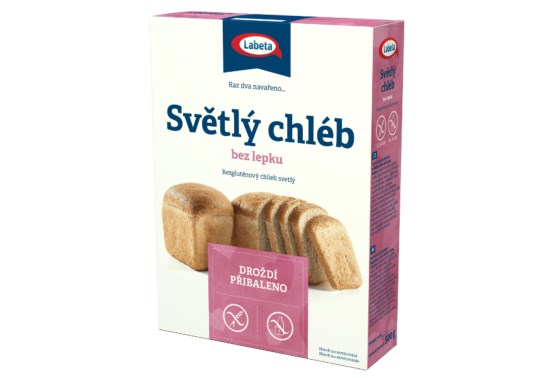 Chlieb svetlý bez lepku zmes