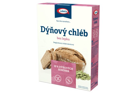 Chlieb tekvicový bez lepku - zmes