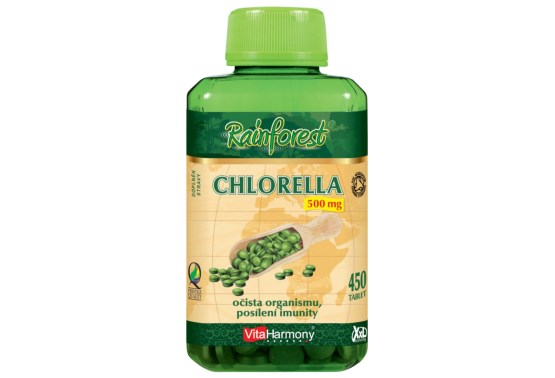 Chlorella 500 mg ORGANIC - XXL economy 450 tabliet