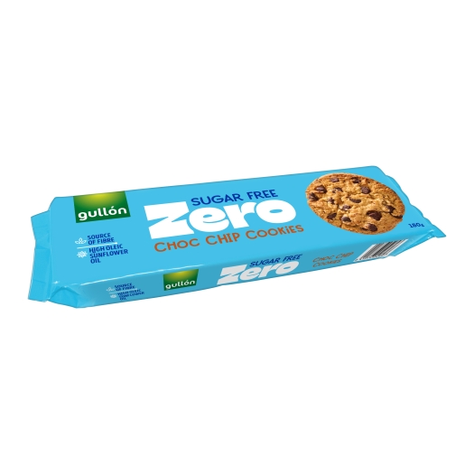 Choc chip sušenky s kousky čokolády bez cukru, se sladidly