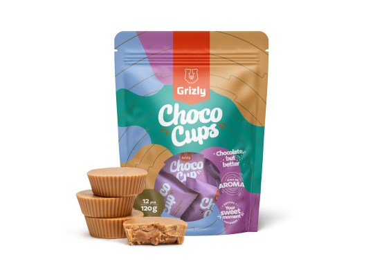 Choco Cups karamelová čokoláda & lískooříškový krém