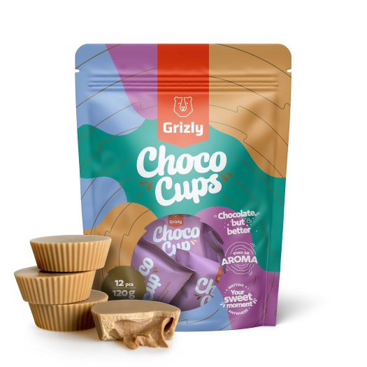 Choco Cups karamelová čokoláda & lískooříškový krém