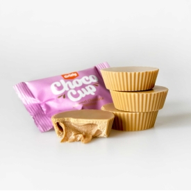 Choco Cups karamelová čokoláda & lískooříškový krém