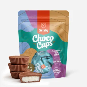 Choco Cups mléčná čokoláda & kokos