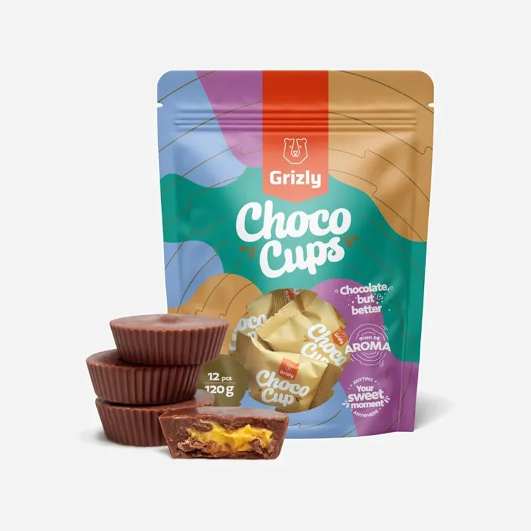 Choco Cups mléčná čokoláda & mango - expirace 4.6.2026