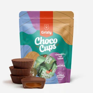 Choco Cups mléčná čokoláda, karamel & máta