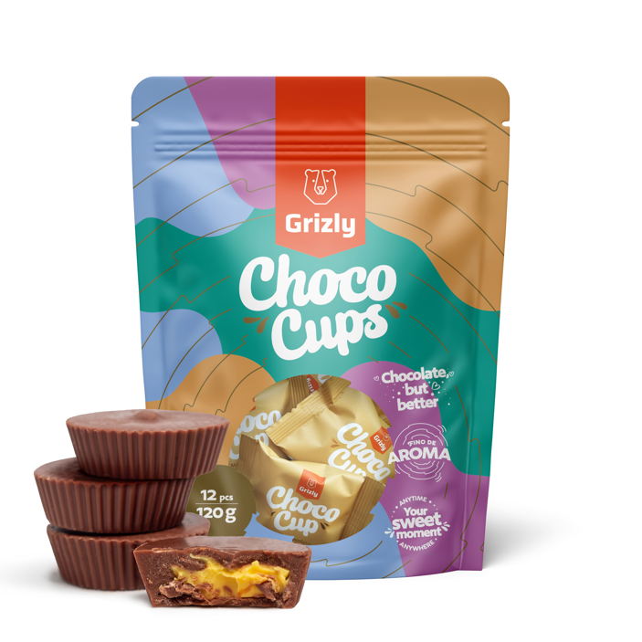 Choco Cups mliečna čokoláda & mango