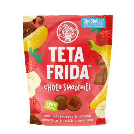 Choco Smoothies pravé banány a jahody v mléčné čokoládě