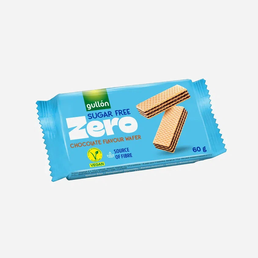 Chocolate wafer Oplatky plněné čokoladovým krémem, bez cukru, se sladidly