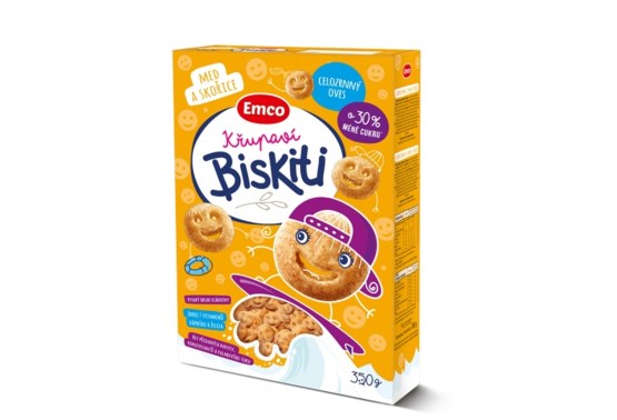 Chrumkaví Biskiti med a škorica