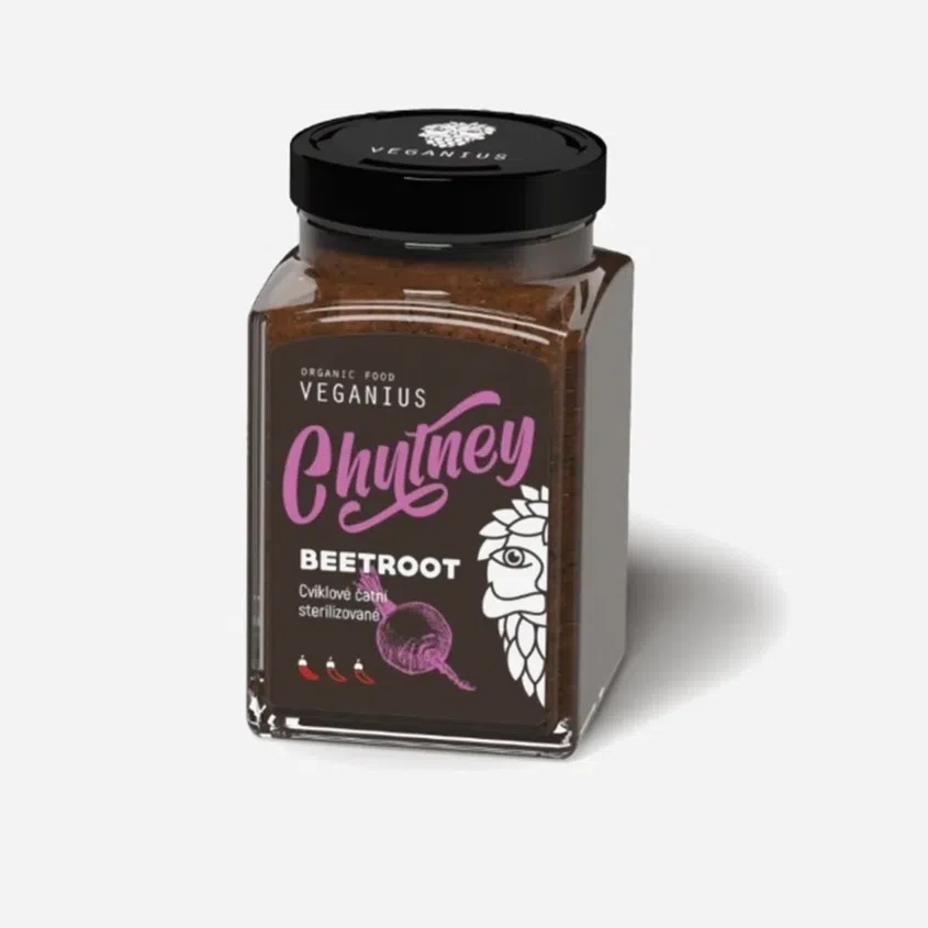 Chutney beetroot sklo