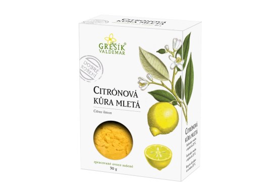 Citrónová kôra mletá