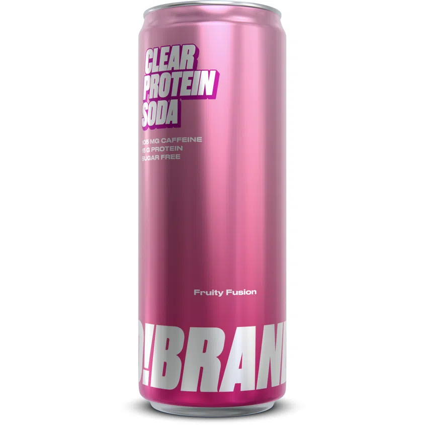 Clear protein soda fruity fusion