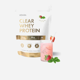Clear whey proteín / proteínová limonáda jahoda a mäta