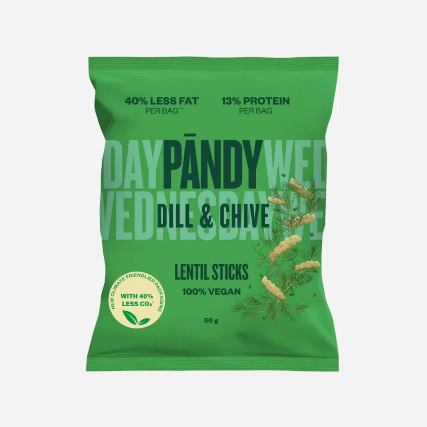 Čočkové chipsy kopr a pažitka